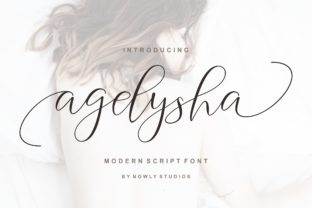 Agelysha Script: A Premium Handwritten Font Review