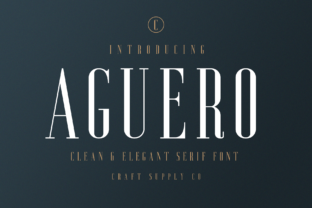 Aguero: A Premium Serif for Elegant Branding