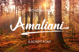Amaliani: A Brush Script Font for Makers