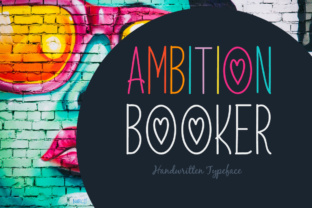 Ambition Booker: A Handwritten Font for Business Branding