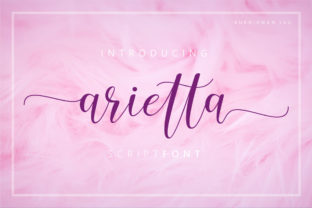 Arietta: The Elegant Script Font for Makers