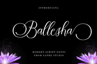 Ballesha: The Elegant Script Font for Modern Campaigns