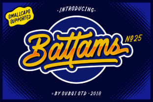 Battams: A Bold Script Font for Editorial Impact