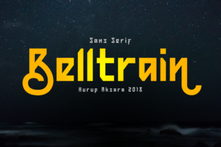 Belltrain: A Retro Sans Serif Font for Bold Campaigns