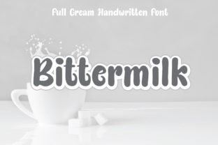 Bittermilk: A Bold Script Font for Small Business Branding