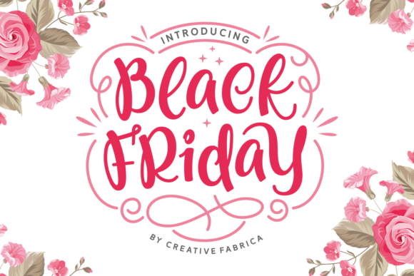 Black Friday: A Cutesy Handwritten Font for Makers