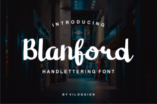 Blanford: A Bold Handwritten Script Font for Web Design
