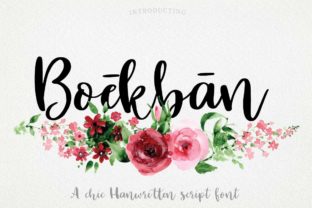 Boekban: A Casual Handwritten Script Font for Elegant Branding