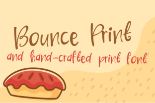 Bounce Print: A Handcrafted Script Font for Branding