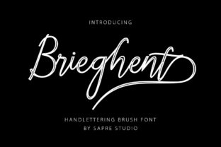 Brieghent: The Elegant Script Font for Crafters
