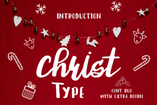Christ Type Duo: A Handwritten Font for Winter Web Design