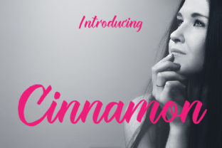 Cinnamon: A Modern Handwritten Font for Crafters