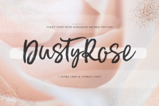 Dusty Rose: A Refined Script Handwritten Font for Editors