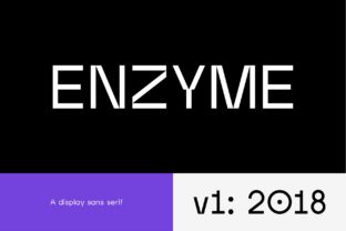 Enzyme: A Modern Sans Serif Display Font for Editors