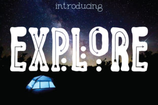 Explore: A Decorative Arrow Font for Web Design