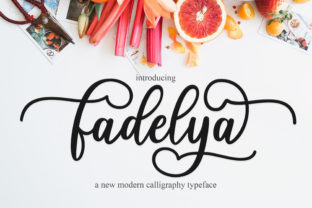 Fadelya Script: A Modern Calligraphy Font for Campaigns