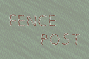 Fencepost: A Slanted Font for Polished Branding