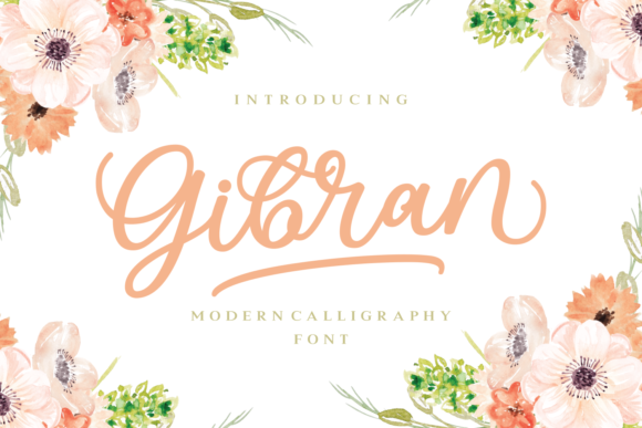Gibran: A Modern Calligraphy Font for Elegant Branding