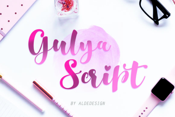 Gulya Script: A Feminine Typeface for Campaigns