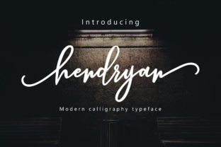 Hendryan Script: The Elegant Font for Modern Marketers