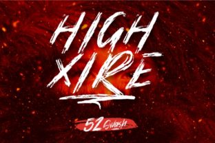High Xire: A Fresh Urban Brush Font for Web Design
