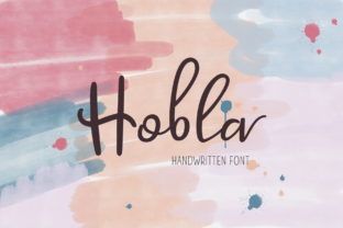 Hobla: A Smooth Handwritten Font for Web Design