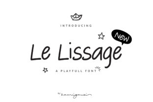 Le Lissage: A Playful Font for Campaigns