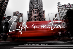 Life in Motion: A Handwritten Font for Your Brand