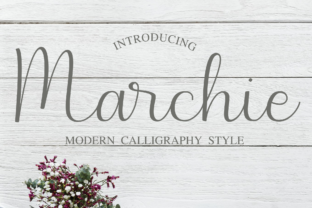 Marchie: A Modern Calligraphy Font for Elegant Design