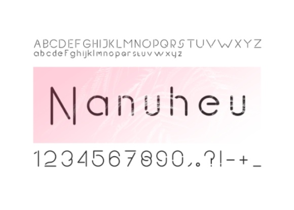 Nanuheu: A Striking Decorative Font for Web Design