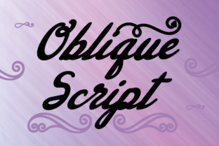 Oblique Script: The Ultimate Arts Crafts Font for Campaigns
