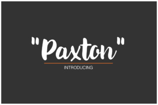 Paxton: The Chic Handwritten Font for Your Brand