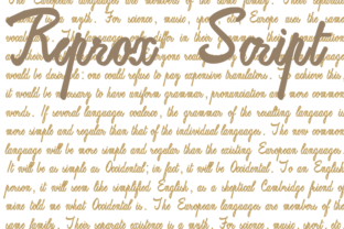 Reprox Script: A Bold Handwritten Font for Branding