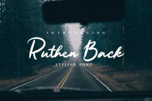 Ruthen Back: The Signature Script Font for Campaigns