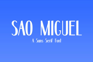 Sao Miguel: The Retro Sans Serif Font for Campaigns
