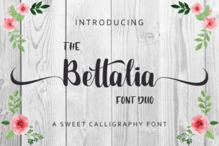 The Bettalia Duo: A Modern Script Font for Branding
