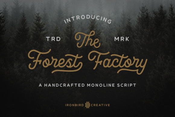 The Forest Factory: A Vintage Handcrafted Font for Campaigns