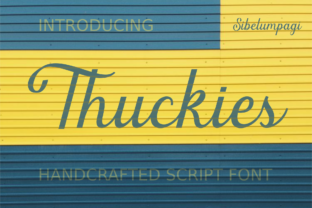 Thuckies: A Premium Script Handwritten Font for Campaigns