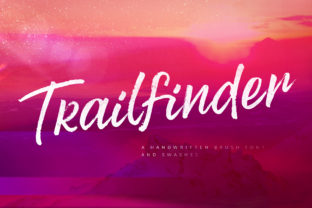 Trailfinder: A Strong Brush Script Font for Editorial Design