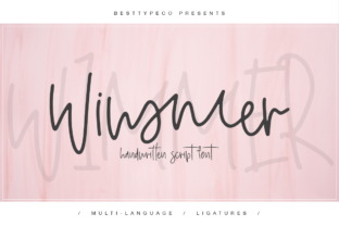 Wimmer: A Handmade Calligraphy Font for Brands