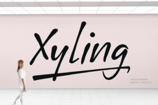 Xyling: A Striking Hand-Drawn Brush Font for Web Design